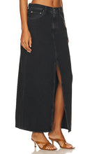 AGOLDE Leif Low Slung Skirt in Black