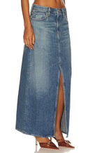 AGOLDE Leif Low Slung Skirt in Blue