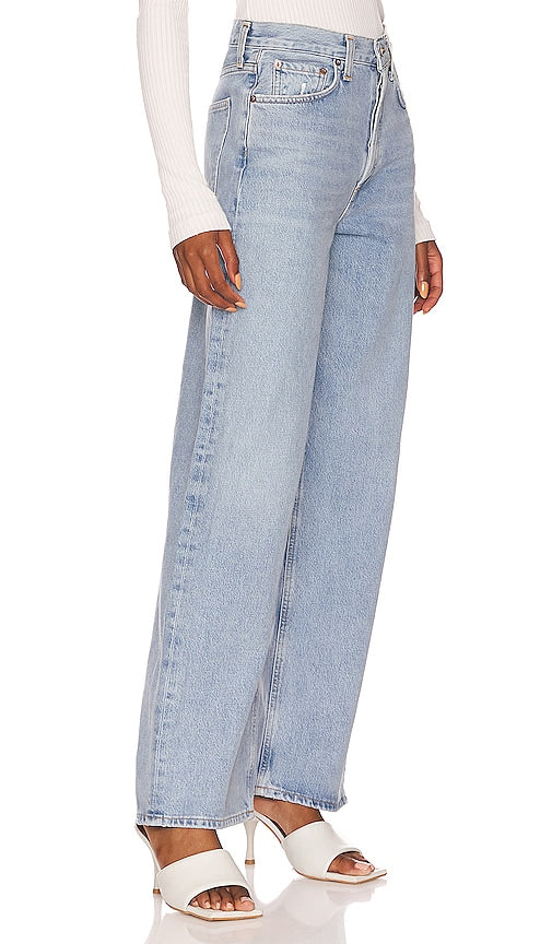 AGOLDE Low Rise Baggy in Blue