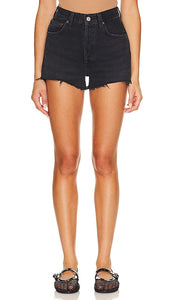 AGOLDE Mila Short in Black - AGOLDE Short Mila en Noir - AGOLDE Mila 黑色短裤 - AGOLDE Mila Short in Schwarz - AGOLDE 밀라 쇼츠블랙 색상 - AGOLDE Mila Short in nero