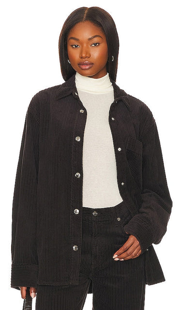 AGOLDE Odele Shirt in Brown - Chemise AGOLDE Odèle en Marron - AGOLDE Odele 棕色衬衫 - AGOLDE Odele Hemd in Braun - AGOLDE 오델 셔츠브라운 색상 - Camicia AGOLDE Odele in marrone