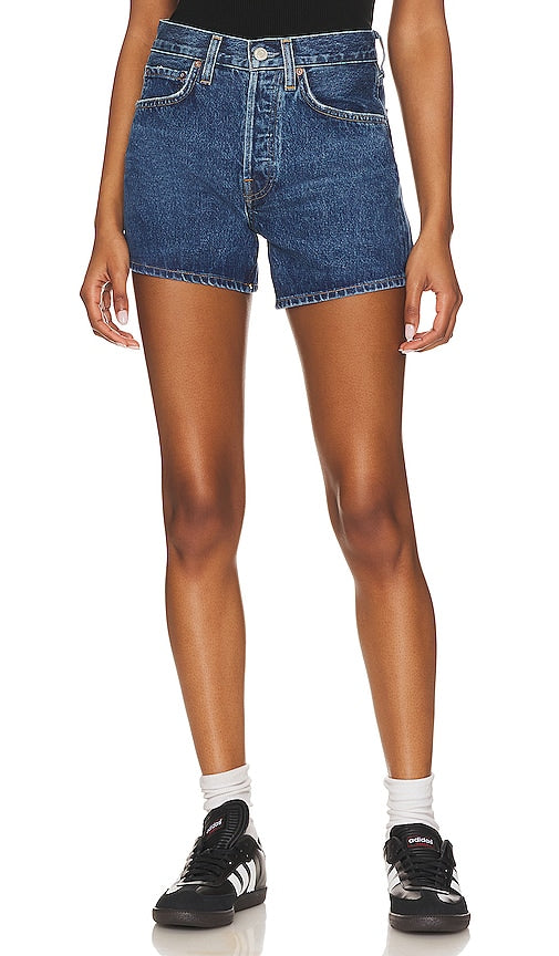 AGOLDE Parker Long Short in Blue - AGOLDE Parker Long Short en Bleu - AGOLDE Parker 蓝色长短裤 - AGOLDE Parker Long Short in Blau - AGOLDE 파커 롱 쇼츠 블루 색상 - AGOLDE Parker Pantaloncini lunghi in blu
