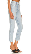 AGOLDE Riley High Rise Straight Crop in Blue