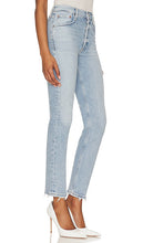 AGOLDE Riley High Rise Straight Crop in Denim-Light