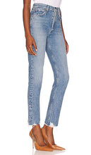AGOLDE Riley High Rise Straight Crop in Denim-Light