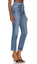 AGOLDE Riley Long High Rise Straight in Blue