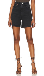 AGOLDE Stella Short in Black - Short AGOLDE Stella en Noir - AGOLDE Stella 黑色短裤 - AGOLDE Stella Short in Schwarz - AGOLDE Stella 쇼트블랙 색상 - AGOLDE Stella Pantaloncini in nero