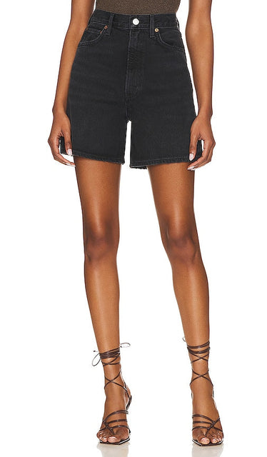 AGOLDE Stella Short in Black - Short AGOLDE Stella en Noir - AGOLDE Stella 黑色短裤 - AGOLDE Stella Short in Schwarz - AGOLDE Stella 쇼트블랙 색상 - AGOLDE Stella Pantaloncini in nero