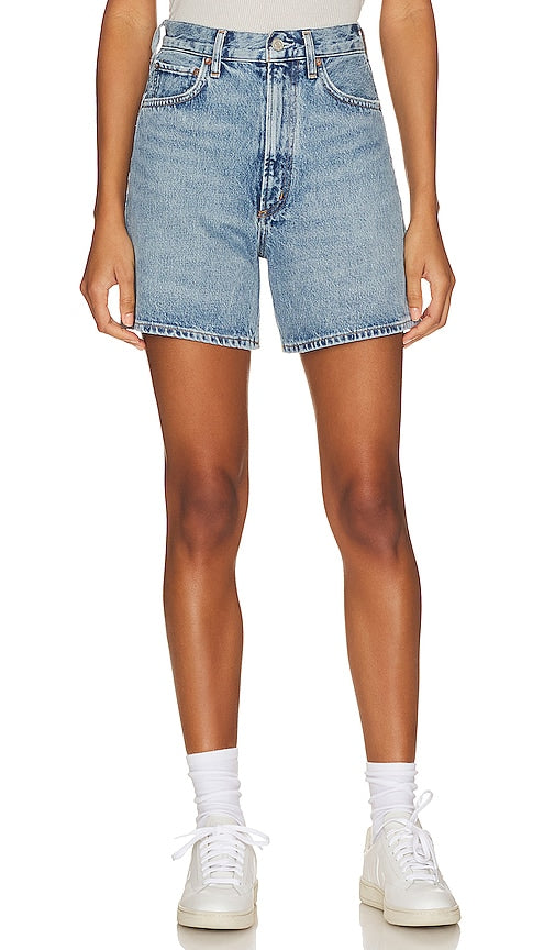 AGOLDE Stella Short in Denim-Medium - AGOLDE Stella Short en Denim-Medium - AGOLDE Stella 牛仔短裤（中号） - AGOLDE Stella Short in Denim-Medium - AGOLDE Stella 쇼트 데님-미디엄 - AGOLDE Stella Short in Denim-Medio