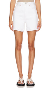 AGOLDE Stella Short in White - Short AGOLDE Stella en blanc - AGOLDE Stella 白色短裤 - AGOLDE Stella Short in Weiß - AGOLDE Stella 쇼츠 화이트 색상 - AGOLDE Stella Short in bianco
