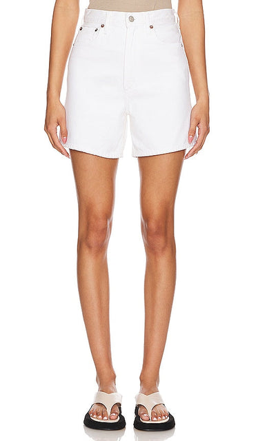 AGOLDE Stella Short in White - Short AGOLDE Stella en blanc - AGOLDE Stella 白色短裤 - AGOLDE Stella Short in Weiß - AGOLDE Stella 쇼츠 화이트 색상 - AGOLDE Stella Short in bianco