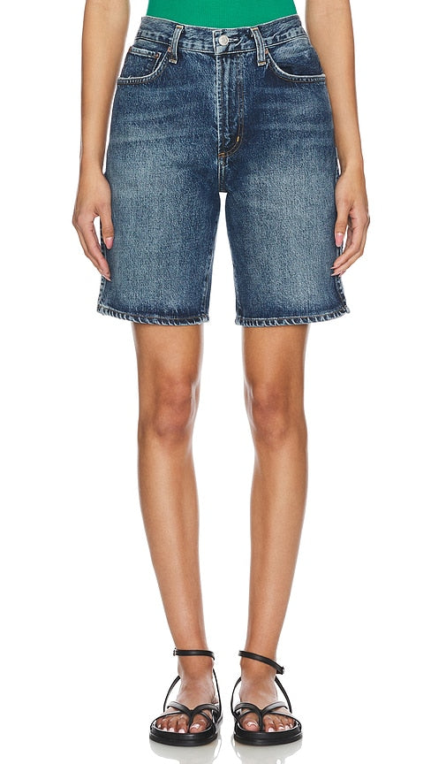 AGOLDE Vida High Rise Relaxed Straight in Blue - AGOLDE Vida coupe droite décontractée taille haute en bleu - AGOLDE Vida 蓝色高腰休闲直筒裤 - AGOLDE Vida High Rise Relaxed Straight in Blau - AGOLDE Vida 하이라이즈 릴렉스 스트레이트 블루 색상 - AGOLDE Vida vita alta rilassata dritta in blu
