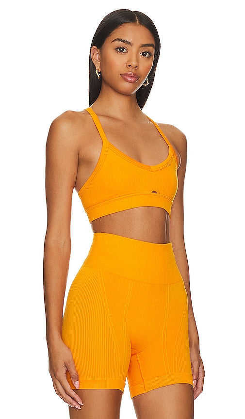 ALALA Barre Cami Sports Bra in Tangerine