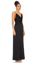 Alice + Olivia Riska Cowl Neck Chain Strap Jumpsuit in Black
