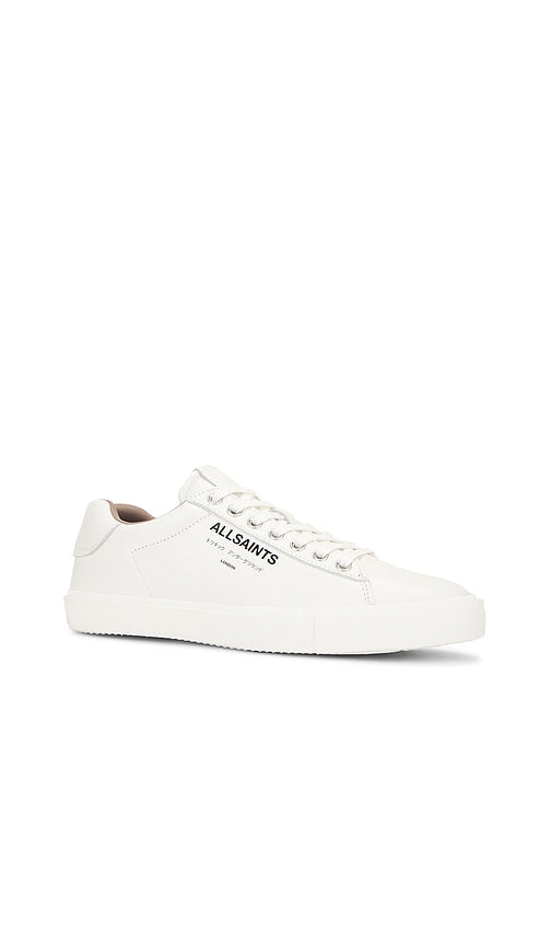 ALLSAINTS Underground Leather Low Top in White