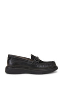 ALLSAINTS Gibbs Chain Loafer in Black | Men's Loafers in Black