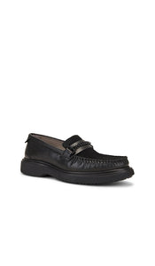 ALLSAINTS Gibbs Chain Loafer in Black
