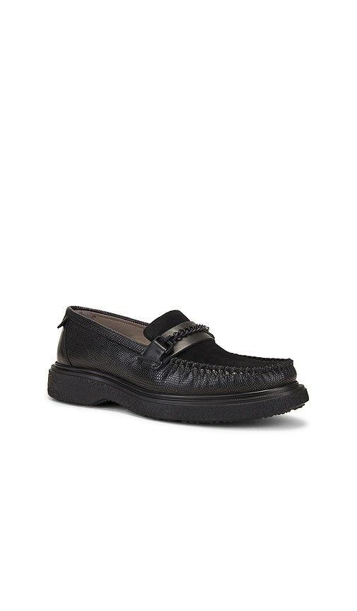 ALLSAINTS Gibbs Chain Loafer in Black