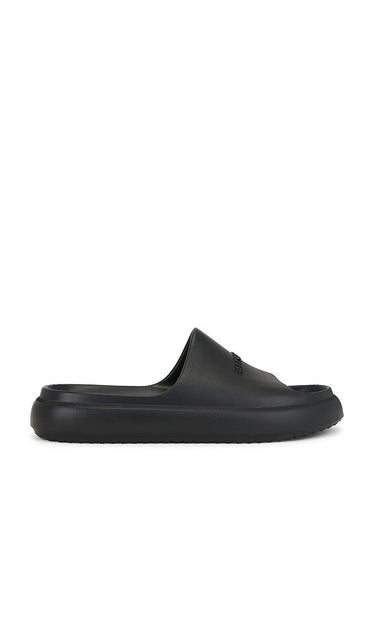 ALLSAINTS Dune Slider in Black | Men's Sandals & Slides in Black