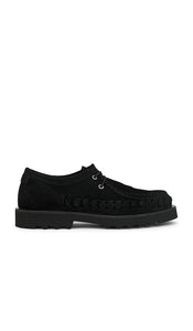 ALLSAINTS Skiff Woven Shoe in Black | Men's Shoes in Black