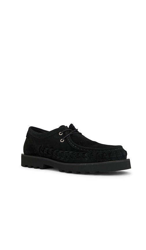 ALLSAINTS Skiff Woven Shoe in Black