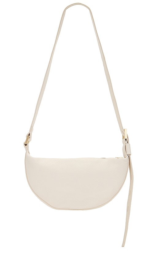 ALLSAINTS Half Moon Crossbody in White