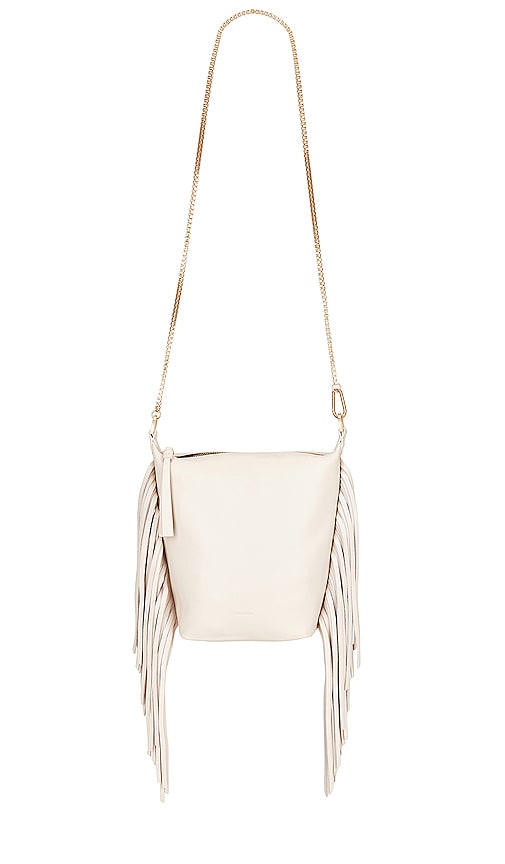 ALLSAINTS Evaline Fringe Crossbody in White