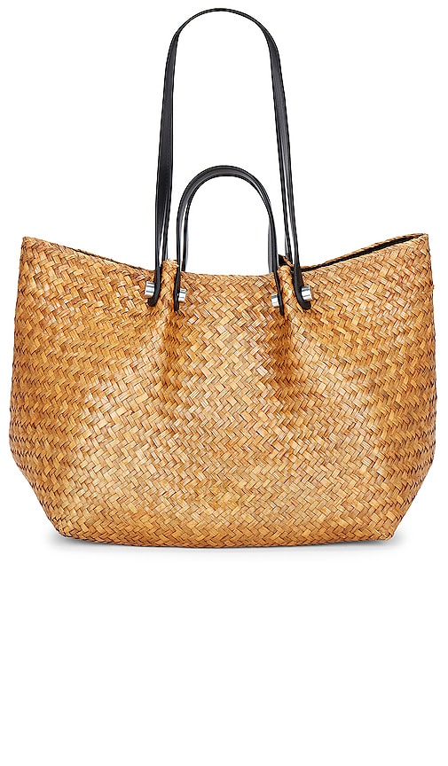 ALLSAINTS Allington Straw Tote in Neutral