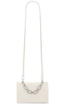 ALLSAINTS Yua Clutch in Cream