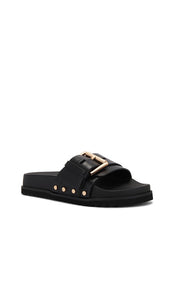 ALLSAINTS Ellie Stud Slider in Black
