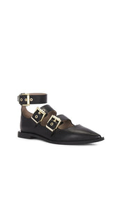 ALLSAINTS Susan Buckle Mary Jane in Black