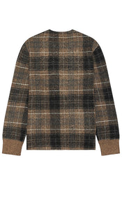ALLSAINTS Aldrin Cardigan in Brown