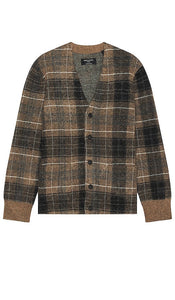 ALLSAINTS Aldrin Cardigan in Brown - ALLSAINTS Cardigan Aldrin en Marron - ALLSAINTS Aldrin 棕色开衫 - ALLSAINTS Aldrin Cardigan in Braun - ALLSAINTS Aldrin 가디건 브라운 색상 - Cardigan ALLSAINTS Aldrin in marrone