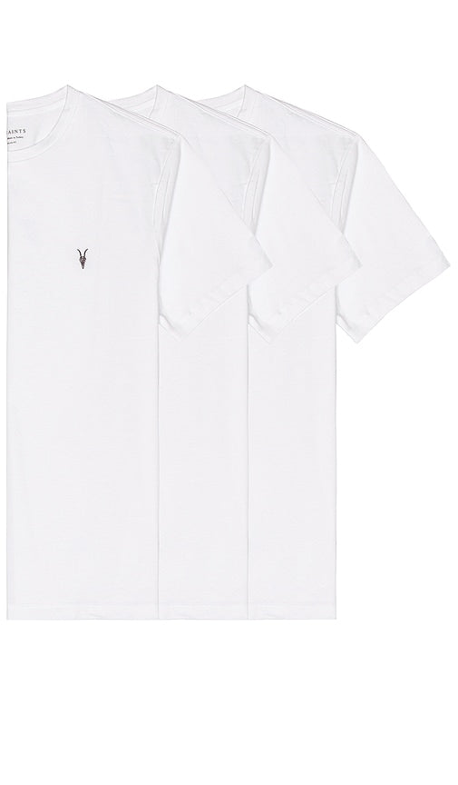 ALLSAINTS Brace Tonic 3 Pack in White - ALLSAINTS Lot de 3 attelles toniques en blanc - ALLSAINTS Brace Tonic 3 件装白色 - ALLSAINTS Brace Tonic 3er-Pack in Weiß - ALLSAINTS 브레이스 토닉 3 팩 화이트 색상 - Confezione da 3 tonici per tutori ALLSAINTS in bianco