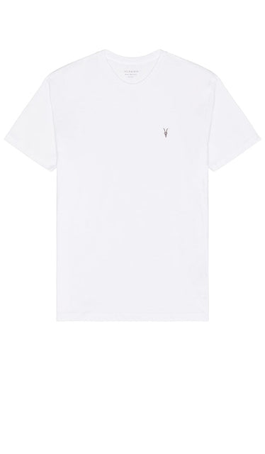 ALLSAINTS Brace Tonic Crew Tee in White - T-shirt ras du cou ALLSAINTS Brace Tonic en blanc - ALLSAINTS Brace Tonic 白色圆领 T 恤 - ALLSAINTS Brace Tonic Crew T-Shirt in Weiß - ALLSAINTS Brace 토닉 크루 티셔츠 화이트 색상 - Maglietta ALLSAINTS Brace Tonic Crew in bianco