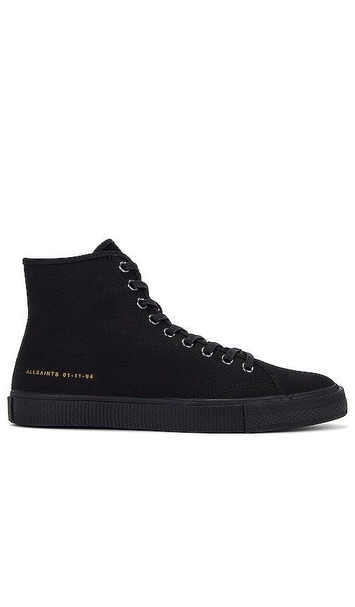 ALLSAINTS Bryce High Top Sneaker in Black - Baskets montantes ALLSAINTS Bryce en noir - ALLSAINTS Bryce 黑色高帮运动鞋 - ALLSAINTS Bryce High-Top-Sneaker in Schwarz - ALLSAINTS Bryce 하이탑 스니커즈블랙 색상 - Sneaker alta ALLSAINTS Bryce in nero
