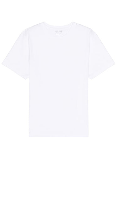 ALLSAINTS Curtis Tee in White - T-shirt ALLSAINTS Curtis en blanc - ALLSAINTS Curtis 白色 T 恤 - ALLSAINTS Curtis T-Shirt in Weiß - ALLSAINTS 커티스 티셔츠 화이트 색상 - T-shirt Curtis ALLSAINTS in bianco