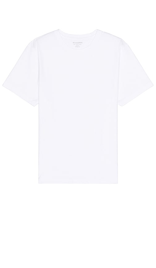 ALLSAINTS Curtis Tee in White - T-shirt ALLSAINTS Curtis en blanc - ALLSAINTS Curtis 白色 T 恤 - ALLSAINTS Curtis T-Shirt in Weiß - ALLSAINTS 커티스 티셔츠 화이트 색상 - T-shirt Curtis ALLSAINTS in bianco