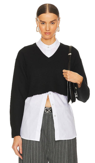 ALLSAINTS Donna Jumper in Black - Pull ALLSAINTS Donna en noir - ALLSAINTS Donna 黑色毛衣 - ALLSAINTS Donna Pullover in Schwarz - ALLSAINTS Donna 점퍼 - Maglione da donna ALLSAINTS in nero