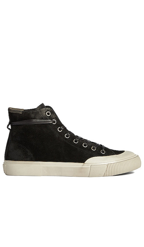 ALLSAINTS Dumont High Top in Black - ALLSAINTS Dumont haut en noir - ALLSAINTS Dumont 黑色高帮 - ALLSAINTS Dumont High Top in Schwarz - ALLSAINTS Dumont 하이탑 블랙 색상 - Maglia alta ALLSAINTS Dumont in nero