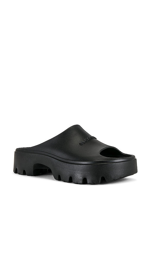 ALLSAINTS Eclipse Flatform Slider in Black