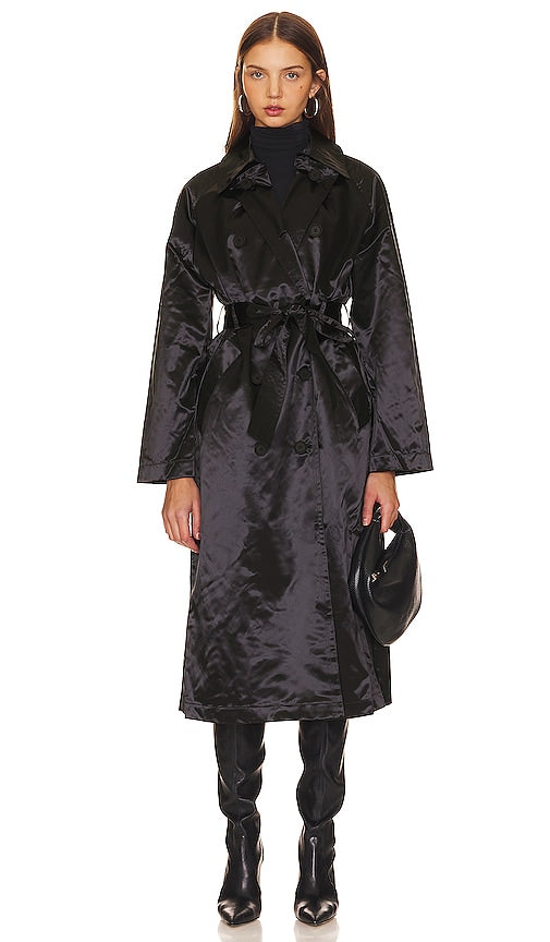 ALLSAINTS Elltee Toni Trench in Black - ALLSAINTS Trench Elltee Toni en Noir - ALLSAINTS Elltee Toni 黑色风衣 - ALLSAINTS Elltee Toni Trench in Schwarz - ALLSAINTS Elltee 토니 트렌치 - Trench ALLSAINTS Elltee Toni in nero
