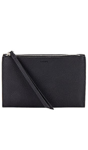 ALLSAINTS Fetch Chain Crossbody Wallet in Black