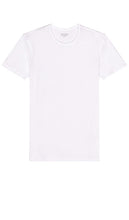 ALLSAINTS Figure Crew Tee in White - T-shirt ras du cou ALLSAINTS en blanc - ALLSAINTS 白色花样圆领 T 恤 - ALLSAINTS Figure Crew T-Shirt in Weiß - ALLSAINTS 피규어 크루 티셔츠 화이트 색상 - T-shirt girocollo con figura ALLSAINTS in bianco