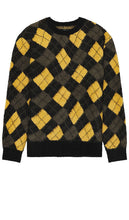 ALLSAINTS Fitzroy Sweater in Black,Yellow - Pull ALLSAINTS Fitzroy en noir, jaune - ALLSAINTS Fitzroy 黑色、黄色毛衣 - ALLSAINTS Fitzroy Pullover in Schwarz, Gelb - ALLSAINTS Fitzroy 스웨터블랙,옐로우 색상 - Maglione Fitzroy ALLSAINTS in nero, giallo