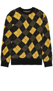 ALLSAINTS Fitzroy Sweater in Black,Yellow - Pull ALLSAINTS Fitzroy en noir, jaune - ALLSAINTS Fitzroy 黑色、黄色毛衣 - ALLSAINTS Fitzroy Pullover in Schwarz, Gelb - ALLSAINTS Fitzroy 스웨터블랙,옐로우 색상 - Maglione Fitzroy ALLSAINTS in nero, giallo