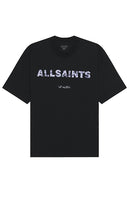 ALLSAINTS Flocker Tee in Black - T-shirt floqué ALLSAINTS en noir - ALLSAINTS 黑色植绒 T 恤 - ALLSAINTS Flocker T-Shirt in Schwarz - ALLSAINTS 플로커 티셔츠 색상 - T-shirt floccata ALLSAINTS in nero