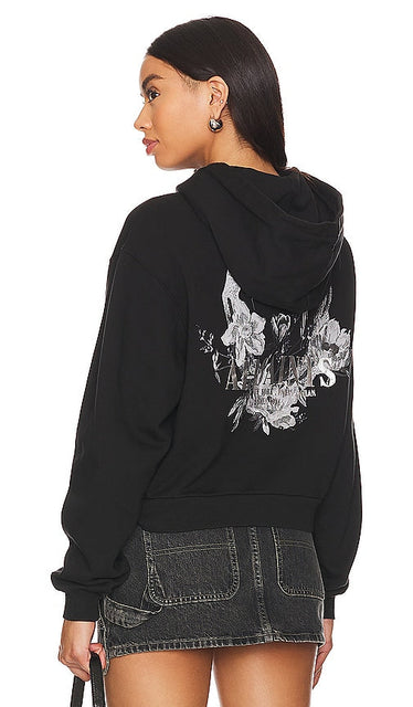 ALLSAINTS Fortuna Pippa Hoody in Black - Sweat à capuche ALLSAINTS Fortuna Pippa en noir - ALLSAINTS Fortuna Pippa 黑色连帽衫 - ALLSAINTS Fortuna Pippa Kapuzenpullover in Schwarz - ALLSAINTS Fortuna Pippa 후디 색상 - Felpa con cappuccio ALLSAINTS Fortuna Pippa in nero
