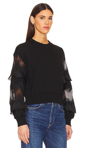 ALLSAINTS Gracie Sweatshirt in Black
