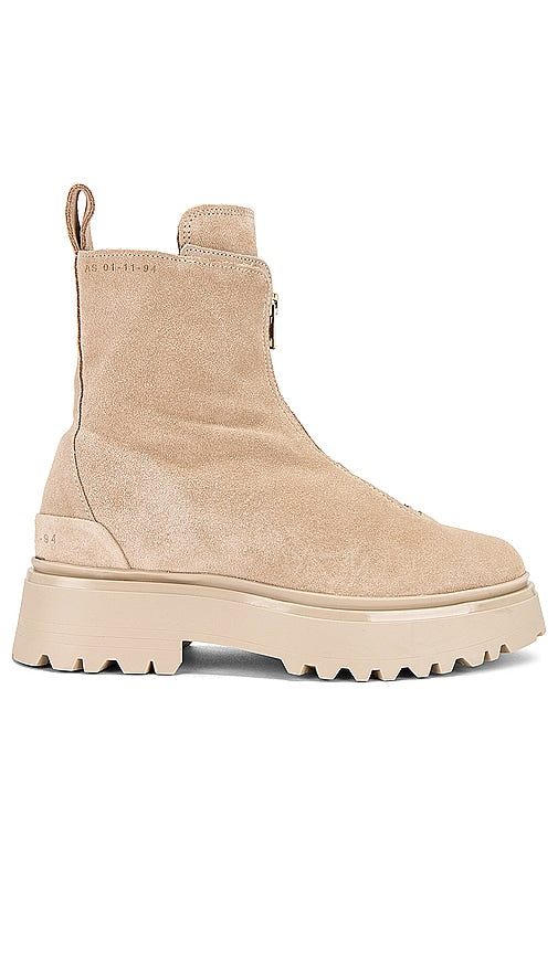 ALLSAINTS Ophelia Suede Boot in Beige - ALLSAINTS Botte en daim Ophelia en beige - ALLSAINTS Ophelia 米色绒面革靴子 - ALLSAINTS Ophelia Wildlederstiefel in Beige - ALLSAINTS Ophelia 스웨이드 부츠 베이지 색상 - Stivale in pelle scamosciata ALLSAINTS Ophelia in beige